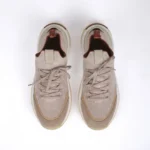Loro Piana 360 Flexy Walk Knit Sneaker in Beige Sand Wish Wool - Image 3