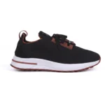 Loro Piana Modular Walk Knit Sneaker in Classic Black - Image 2