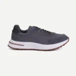 Loro Piana Nuages / Weekend Walk Sneaker in Slate Grey Suede and Fabric - Image 5