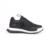 Hermès Bouncing Sneaker in Black Technical Mesh and Leather - Image 4