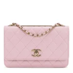 Chanel Quilted Trendy Chain CC Wallet On Chain WOC - Image 2