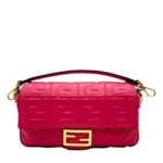 medium Baguette FF logo quilted shoulder bag - Image 3