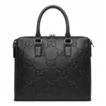 Gucci GG embossed slim briefcase