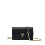 Gucci Horsebit 1955 Gran Clasp / Stirrup Leather Wallet Bag