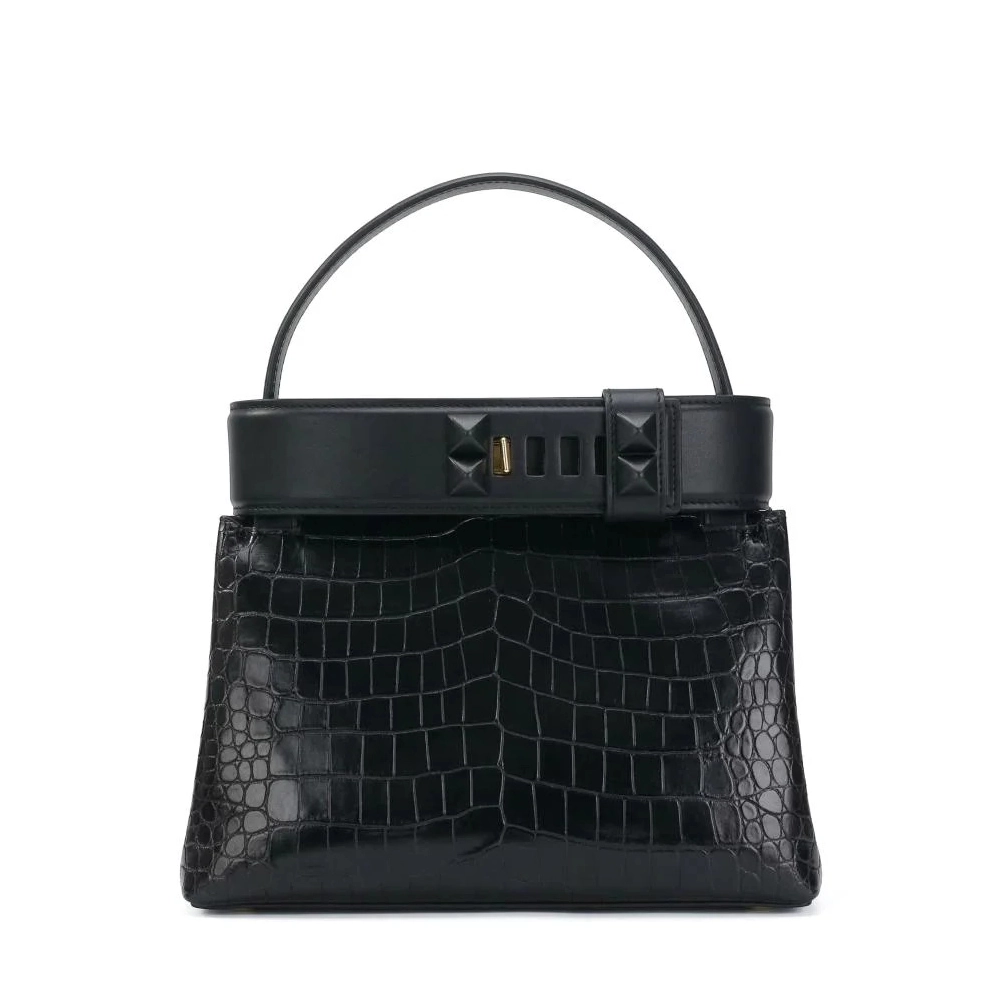 Hermes-Birkin-Touch-Crocodile-BLACK-1 Hermès Medor Crocodile - Image 1