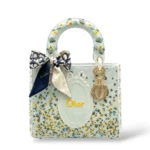 Dioramour Small Lady Dior Book Tote with Strap - Image 2