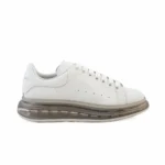 Alexander McQueen Oversized Low-Top - White / Translucent Smoke Sole