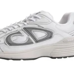 Dior B30 Sneaker - Triple White / Grey CD Logo Mesh - Image 5