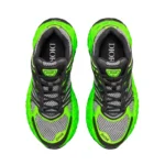 Dior B30 / Mesh & Cage Tech Sneaker - Neon Green / Black - Image 5