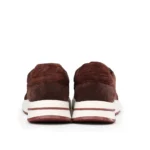 Loro Piana Weekender Suede & Fabric Sneakers (Brown) - Image 3