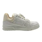 Louis Vuitton LV Trainer Suede & Mesh - Cream / Beige