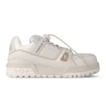 Louis Vuitton LV Trainer Suede & Mesh - Cream / Beige