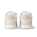 Louis Vuitton LV Trainer Suede & Mesh - Cream / Beige - Image 4