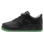 Nike Air Force 1 Low Snakeskin Black Green Outsole - Image 6