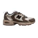 New Balance 530 Retro Running Sneaker - Coffee Brown / Cream Mesh