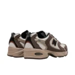 New Balance 530 Retro Running Sneaker - Coffee Brown / Cream Mesh - Image 2