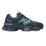 New Balance 9060 Chunky Lifestyle Sneaker - Black / Emerald Green