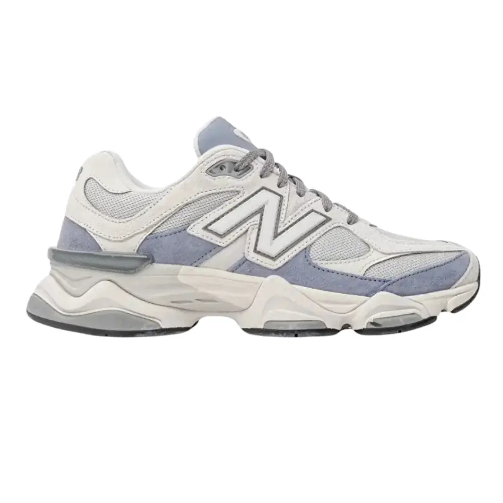 SMNB000900044-SHOES-NEW-BALANCE-Blue-1 New Balance 9060 Chunky Lifestyle Sneaker - Off-White / Grey & Light Blue - Image 1