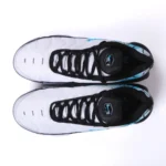Nike Air Max Plus TN in White, Black and Aqua Blue Wave - Image 4