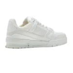 Louis Vuitton LV Trainer Low-Top Monogram Embossed - All White