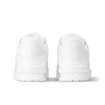 Louis Vuitton LV Trainer Low-Top Monogram Embossed - All White - Image 4
