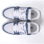 Louis Vuitton LV Trainer Sneaker in Blue Monogram Denim - Image 4