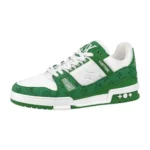 Louis Vuitton Trainer Green White - Image 6