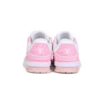 Louis Vuitton LV Trainer Sneaker in White and Soft Pastel Pink - Image 3