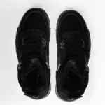 Air Jordan 4 Retro 'Black Cat' (All-Black Suede) - Image 4