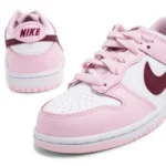 Nike Dunk Low Retro Pink / Burgundy - Image 5