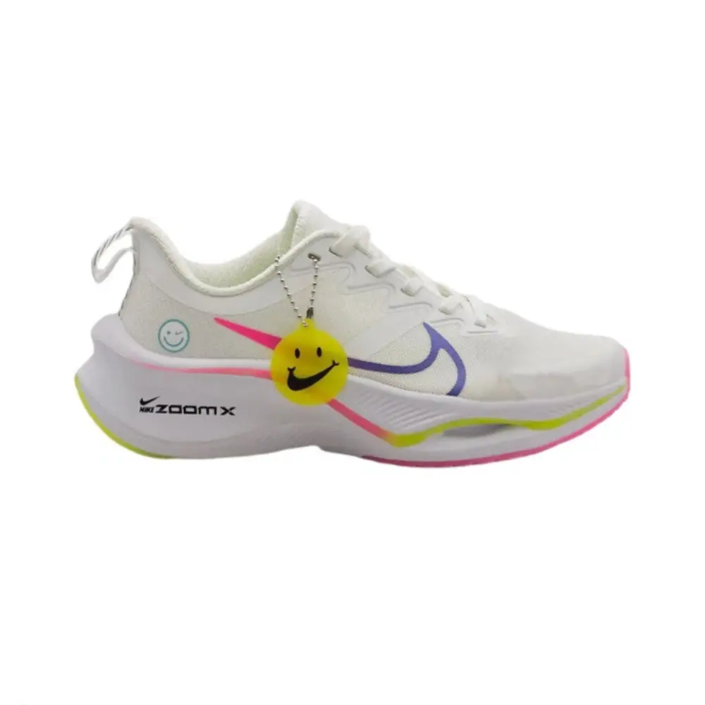 SWNI007200009-SHOES-NIKE-2026-White-1 Nike ZoomX Invincible Run 3 White Multi-Color Accent - Image 1