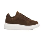 Alexander McQueen Deck Plimsoll Suede Sneakers - Chestnut Brown