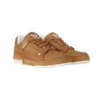 Louis Vuitton LV Trainer Grained Leather - Havana Brown / Tan - Image 2