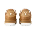 Louis Vuitton LV Trainer Grained Leather - Havana Brown / Tan - Image 5