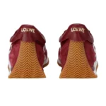 Loewe Flow Runner Burgundy / Rust Suede - Image 3