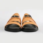 Hermès Chypre Sandal (Beige Leather) - Image 3