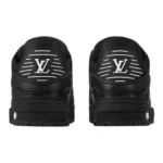 Louis Vuitton LV Trainer Low-Top Monogram Embossed - Triple Black - Image 5