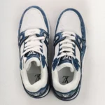 Louis Vuitton LV Trainer Sneaker (Blue Denim Monogram) - Image 4