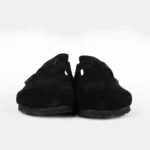 Birkenstock Boston Suede Clogs (Black) - Image 3