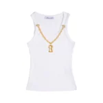 Schiaparelli Keyhole Chain Tank Top