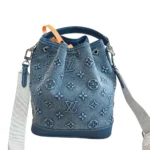 Noé BB Monogram Denim Bucket Bag - Image 4
