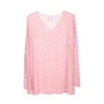 City Fashion V-Neck Lace Blouse