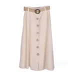 Mika Firenza Linen Button Skirt - Image 2
