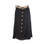 Mika Firenza Linen Button Skirt - Image 3