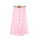 Mika Firenza Linen Button Skirt - Image 7