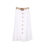 Mika Firenza Linen Button Skirt - Image 8