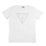 Guess Rhinestone Triangle Logo T-Shirt - Image 2