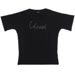 Chanel Script Logo Embellished T-Shirt - Image 2