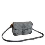 Diane Monogram Denim Flap Shoulder Bag