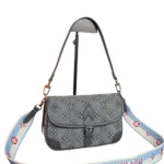 Diane Monogram Denim Flap Shoulder Bag - Image 5